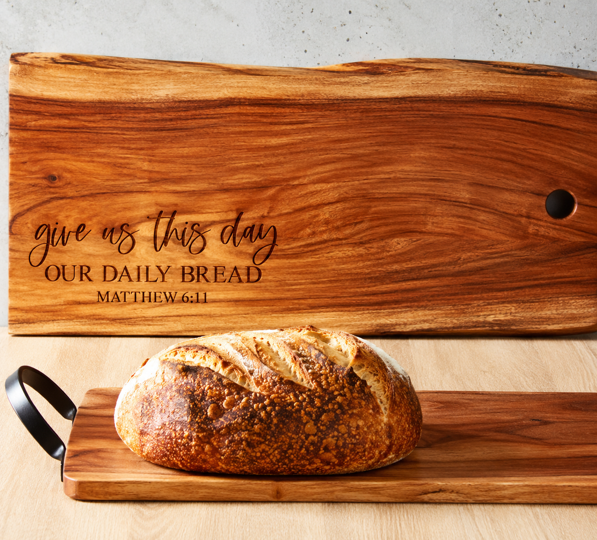 Four Designs, One Beautiful Board: The Long Acacia Serving & Charcuterie Board